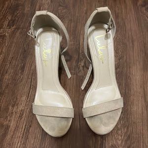 Nude Lulus Heels